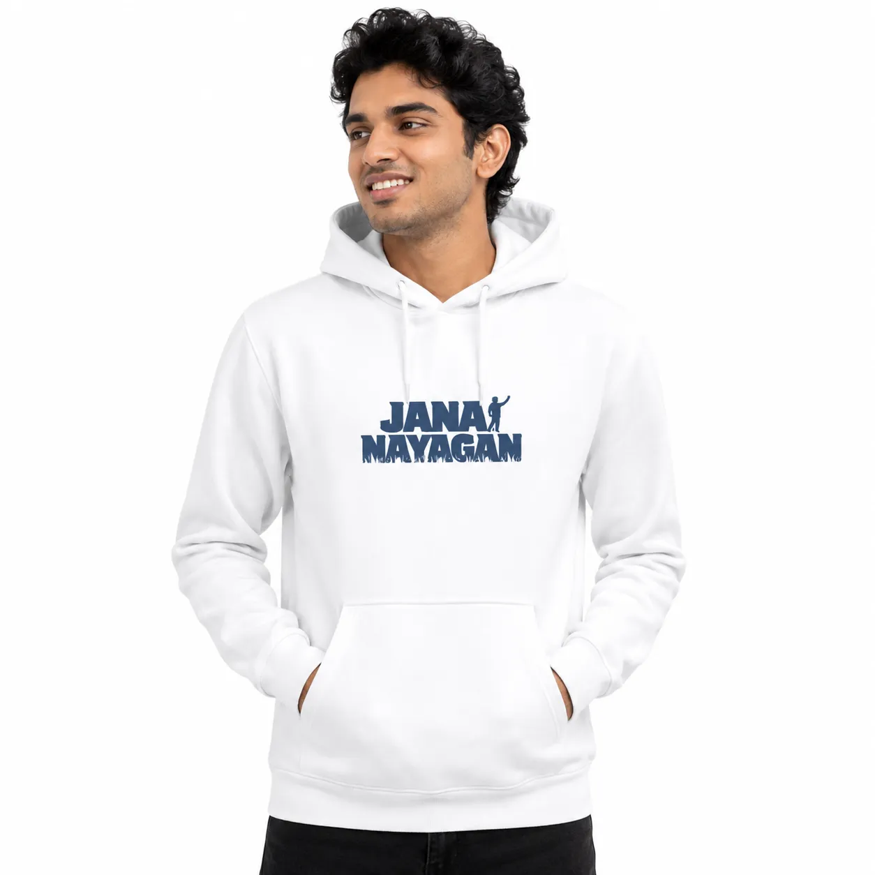 Dark title hoodie Jana Nayagan White Hoodie