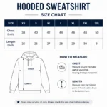 ICustomyzo Hoodie Size Chart