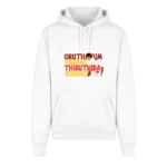 Oru Than Front White Hoodie - ICustomyzo